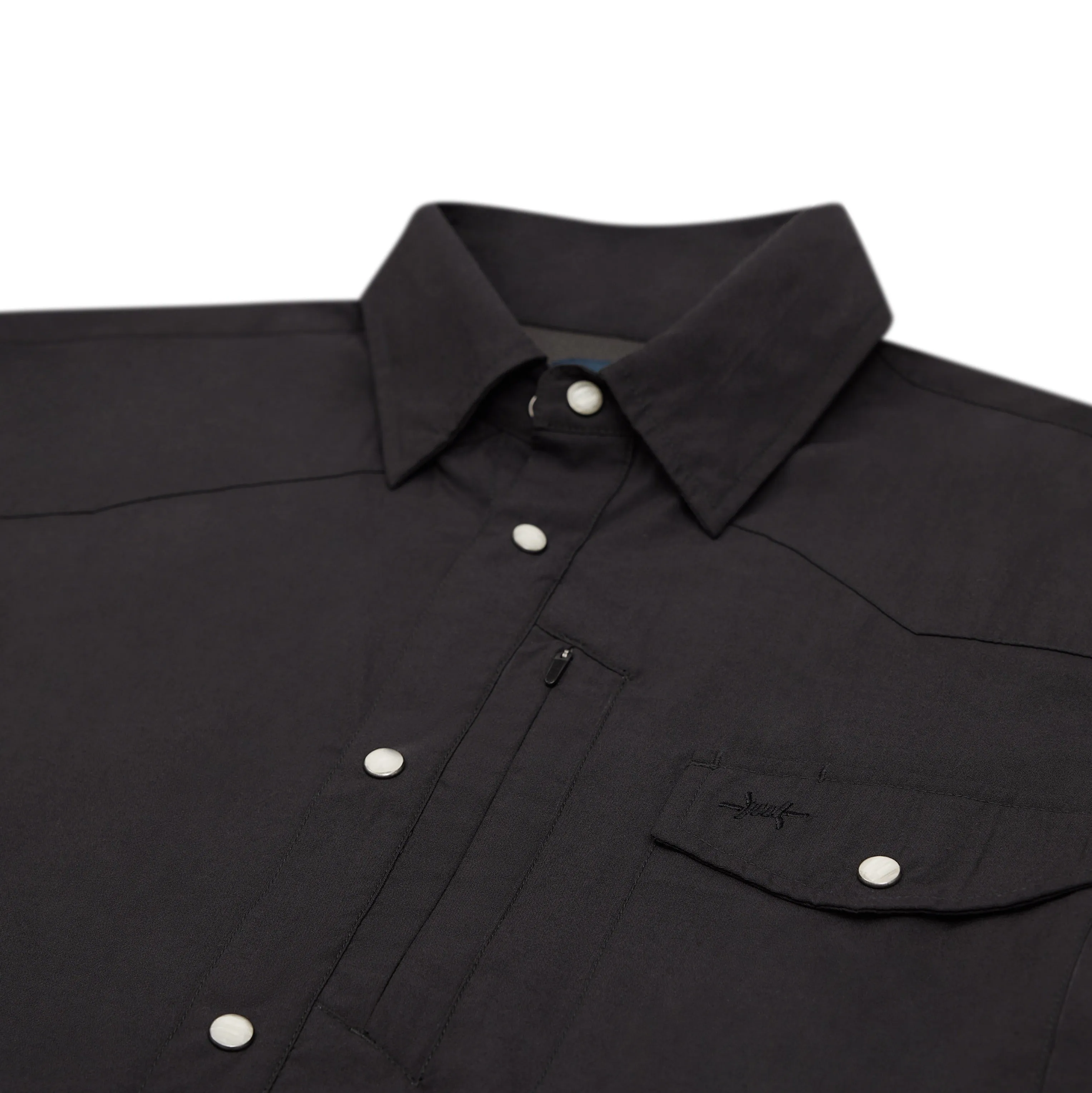 Western Field Shirt Short Sleeve - Cannon Black sold by Texas Standard product image thumbnail 2