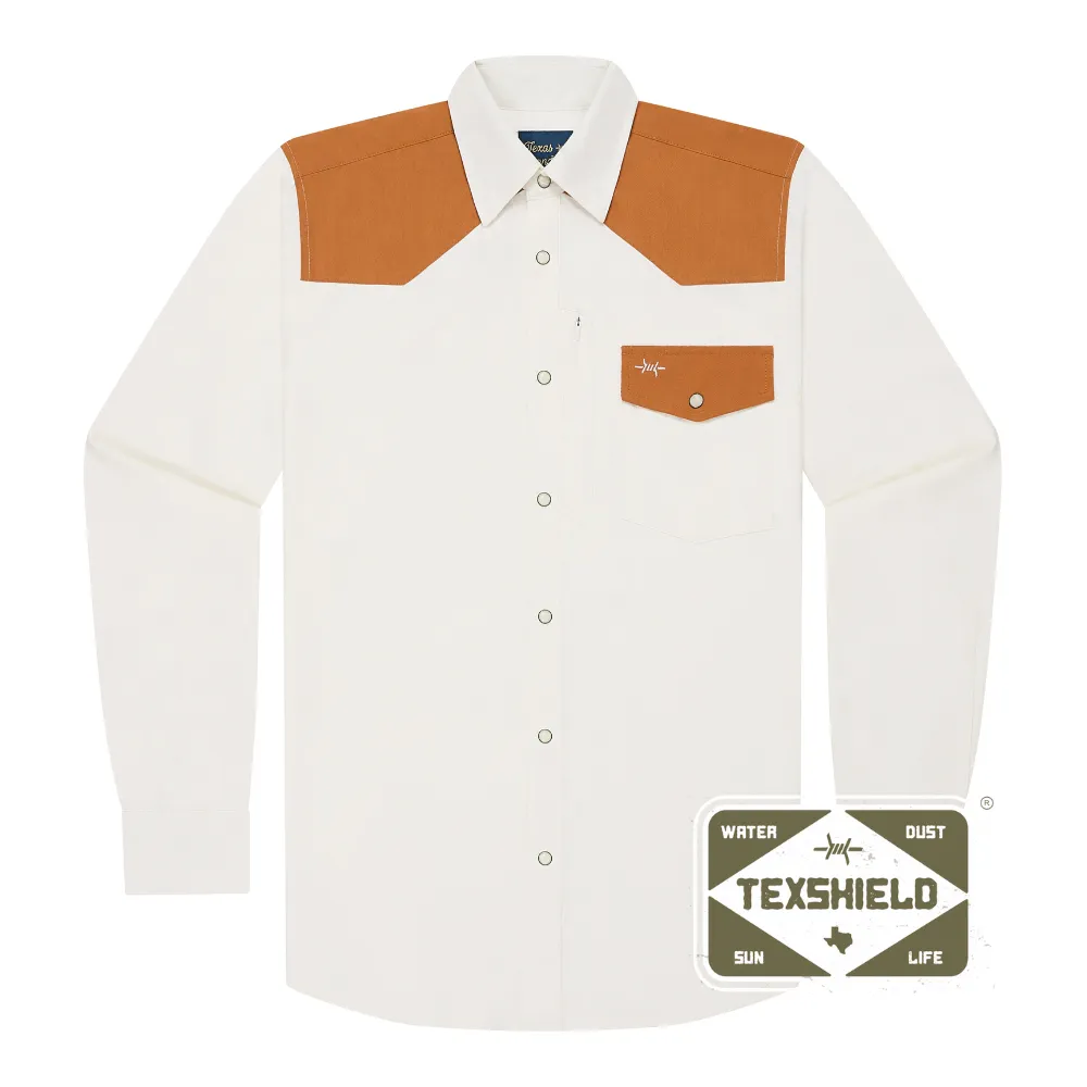 Western Field Shirt - Frontera Burnt Orange sold by Texas Standard