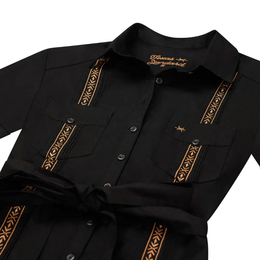 Tejas Guayabera Dress - Diablo Oro sold by Texas Standard product image thumbnail 3