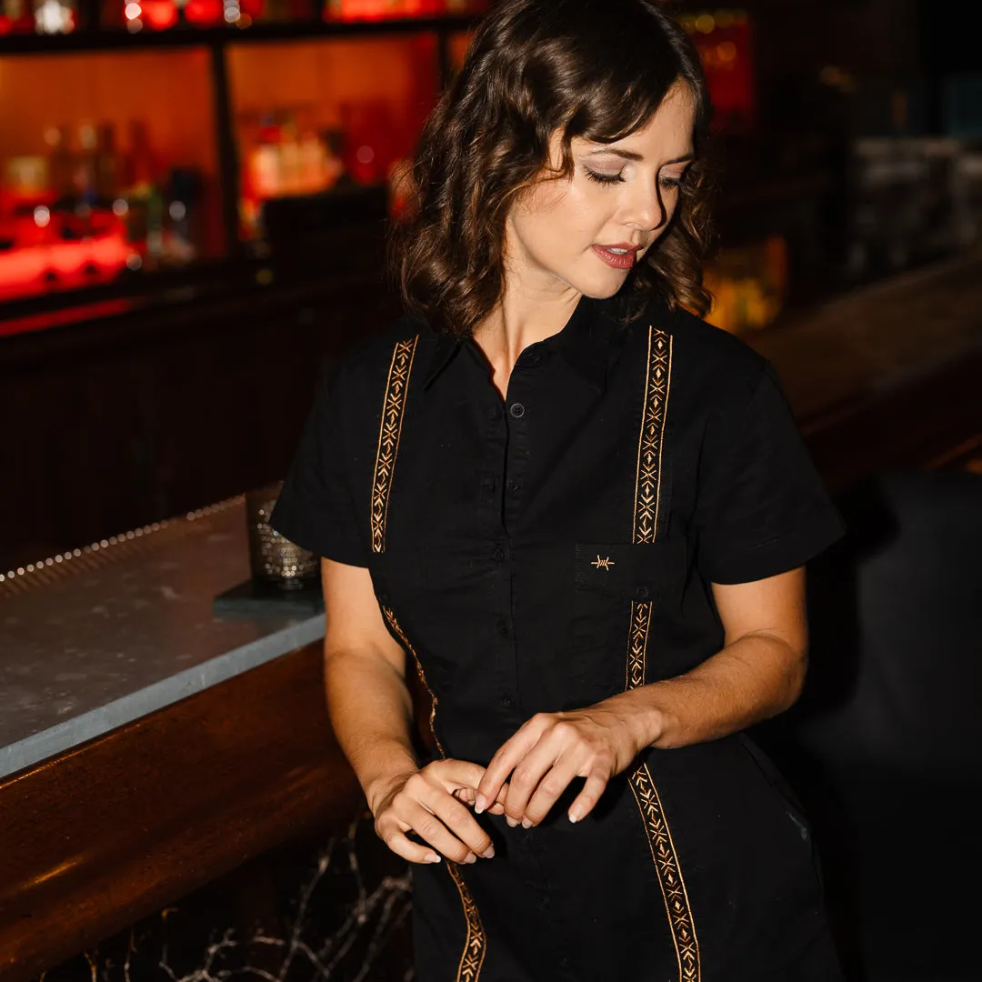 Tejas Guayabera Dress - Diablo Oro sold by Texas Standard product image thumbnail 4