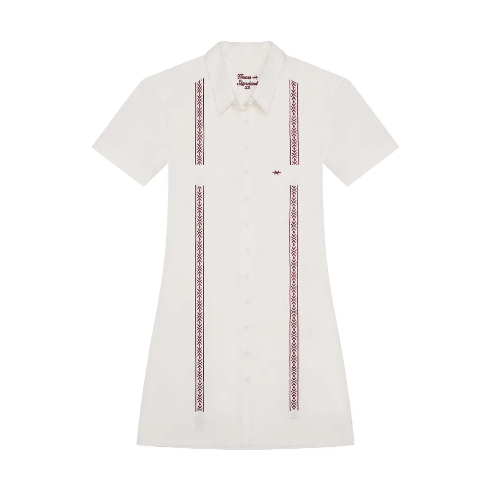 Tejas Guayabera Dress - Kyle sold by Texas Standard product image thumbnail 2