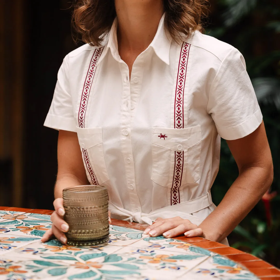 Tejas Guayabera Dress - Kyle sold by Texas Standard product image thumbnail 5