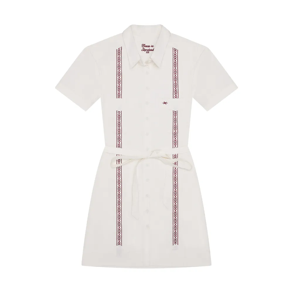 Tejas Guayabera Dress - Kyle sold by Texas Standard
