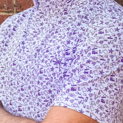 Traditions Polo - Texas Icons Purple sold by Texas Standard product image thumbnail 4