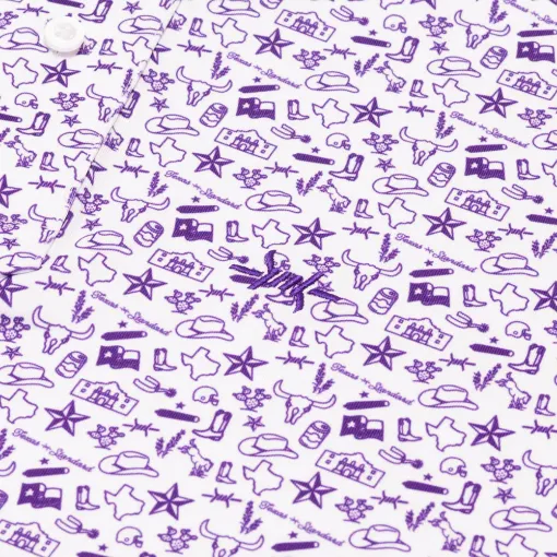 Traditions Polo - Texas Icons Purple sold by Texas Standard product image thumbnail 2