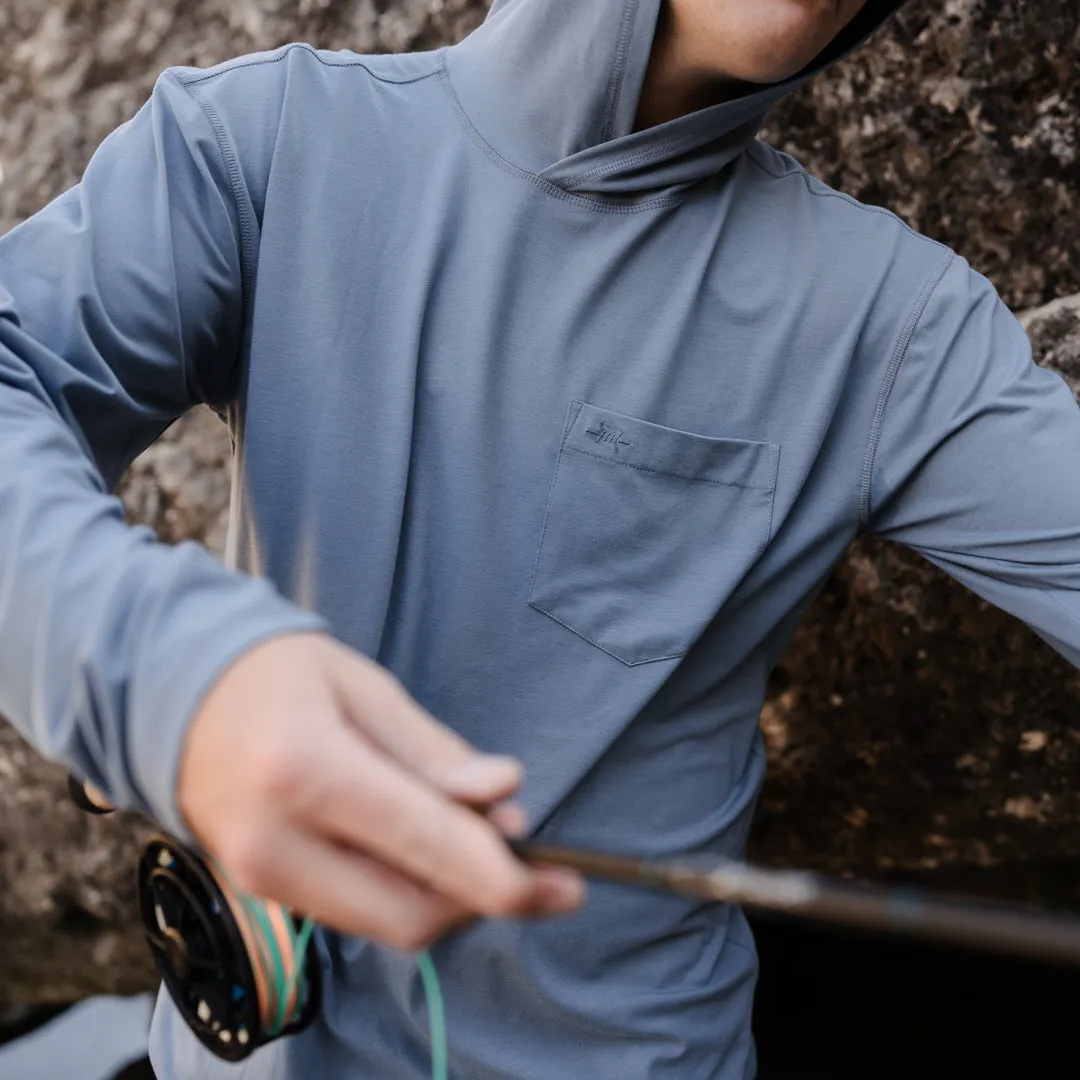 Brazos Hoodie - Bayou Blue sold by Texas Standard product image thumbnail 5