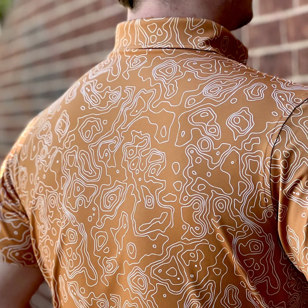 Traditions Polo - Big Bend Topo Burnt Orange sold by Texas Standard product image thumbnail 4