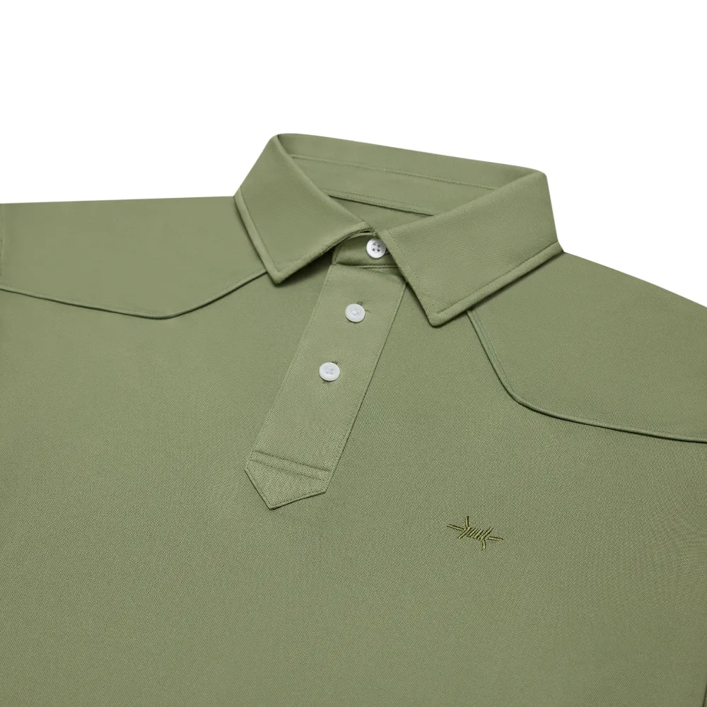 Lariat Western Polo - Sage sold by Texas Standard product image thumbnail 3