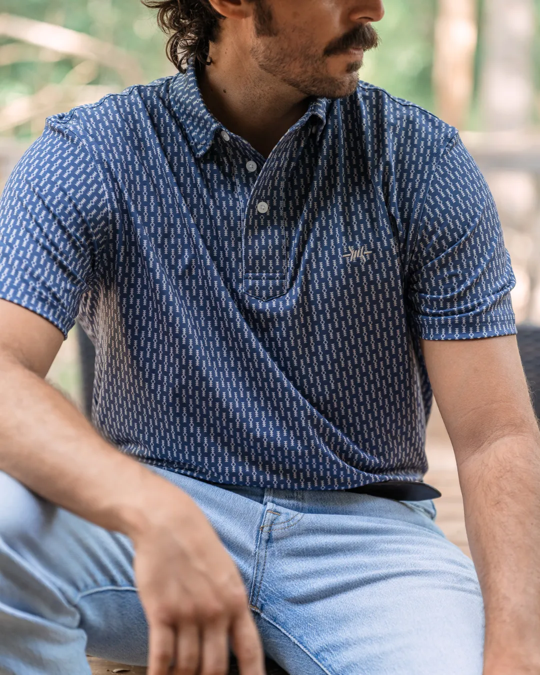 Traditions Polo - Serape Navy sold by Texas Standard product image thumbnail 3