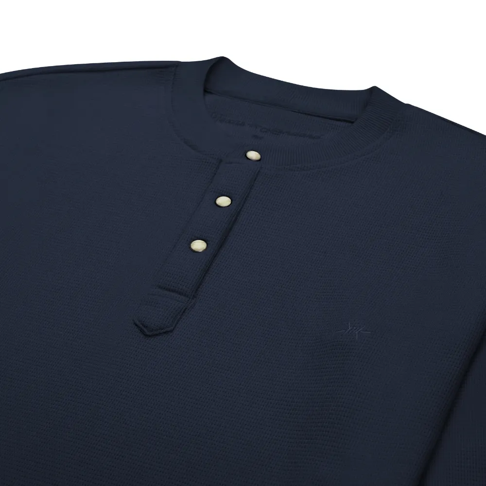Standard Waffle Henley - Republic Navy sold by Texas Standard product image thumbnail 2