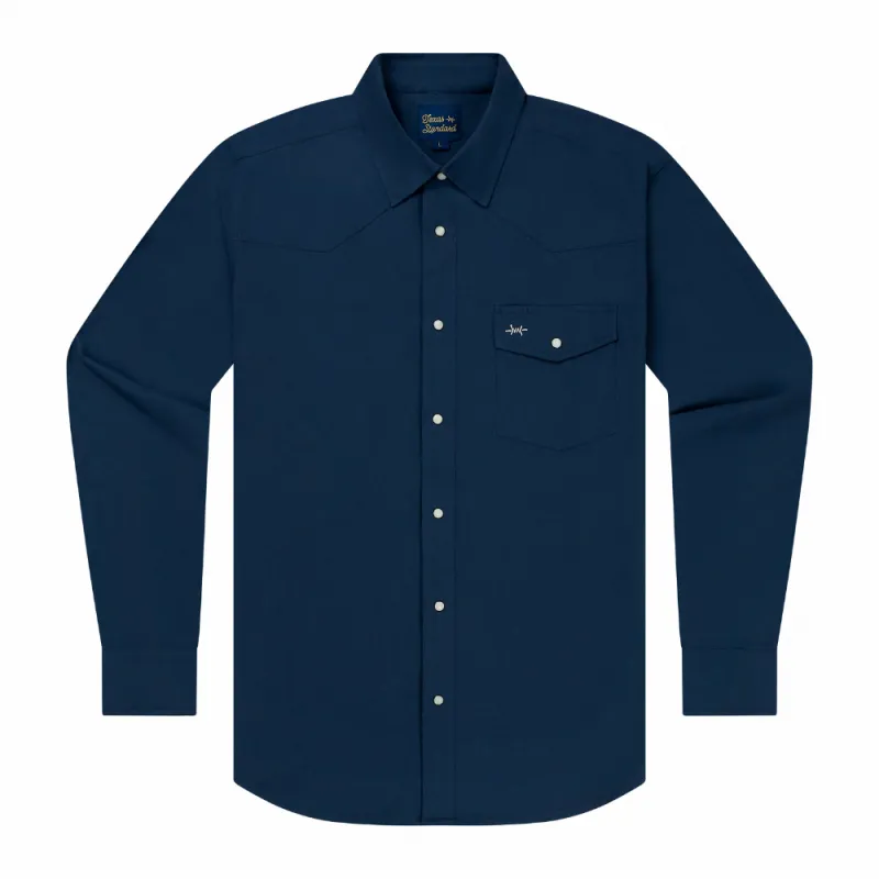 Western Field Shirt - Navy sold by Texas Standard