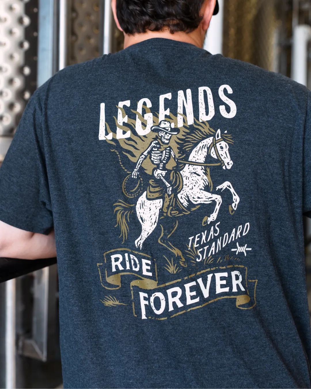 Heritage Printed Tee - Legends Ride Forever sold by Texas Standard product image thumbnail 3