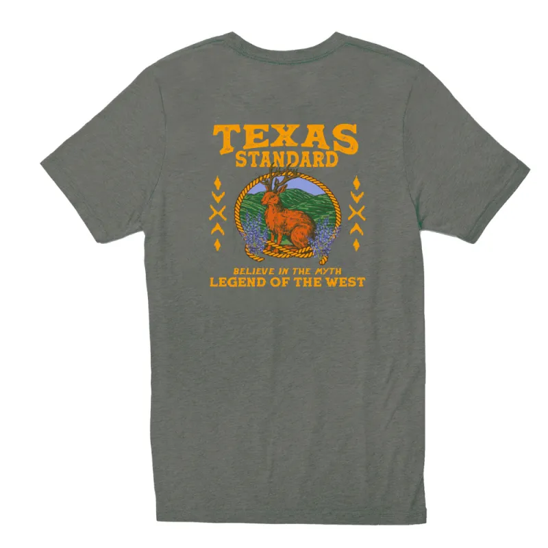 Heritage Printed Tee - Jackalope made by Texas Standard
