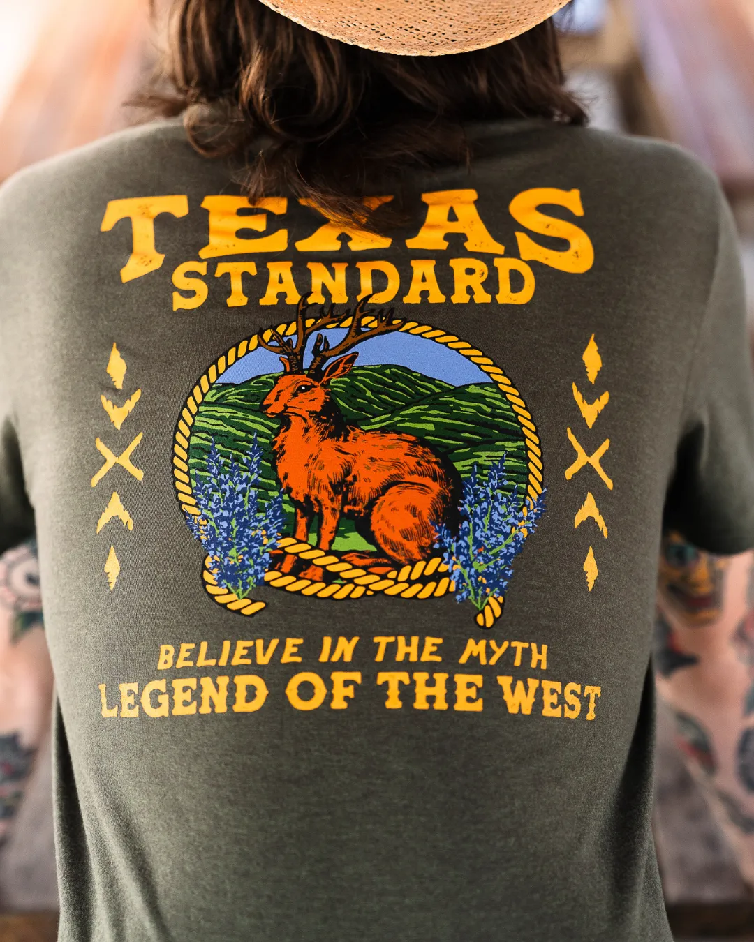 Heritage Printed Tee - Jackalope sold by Texas Standard product image thumbnail 4