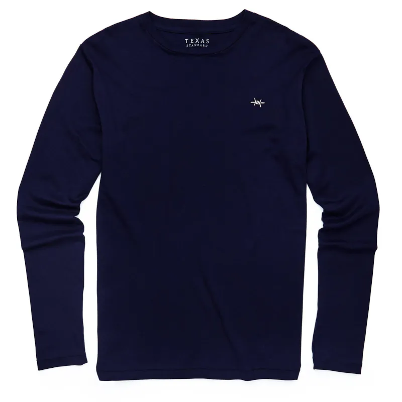 Standard Long-Sleeve Tee - Midnight Blue sold by Texas Standard