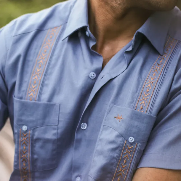 Tejas Guayabera - Heron sold by Texas Standard product image thumbnail 3