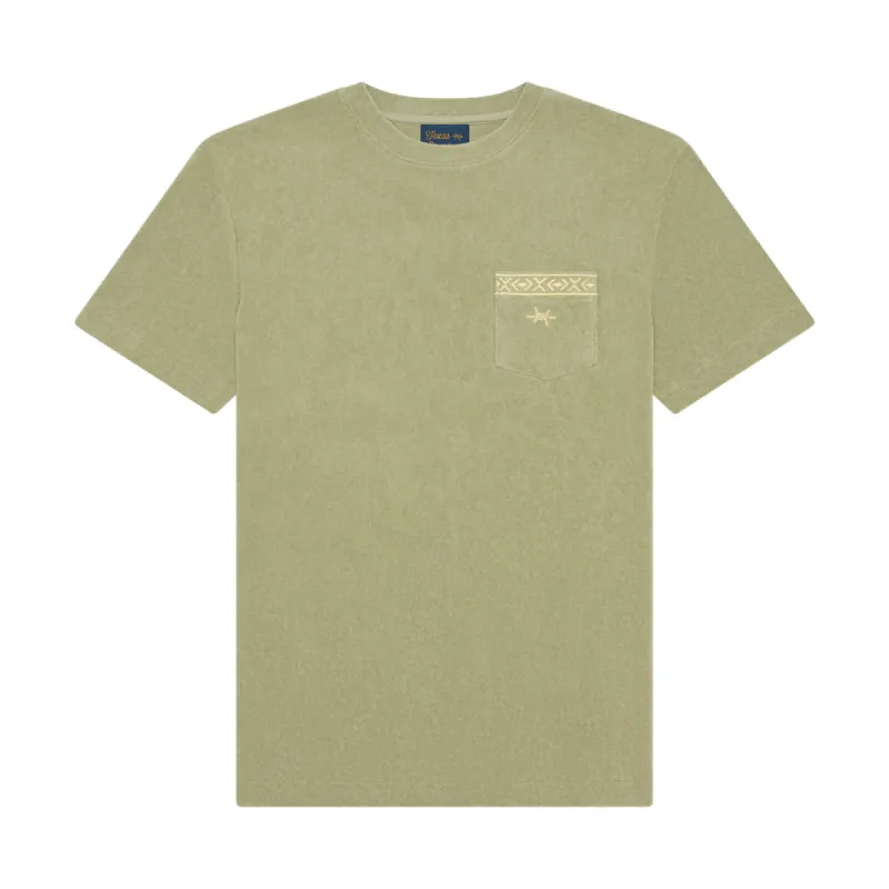 Terlingua Terry Cloth Tee - Agave Green sold by Texas Standard