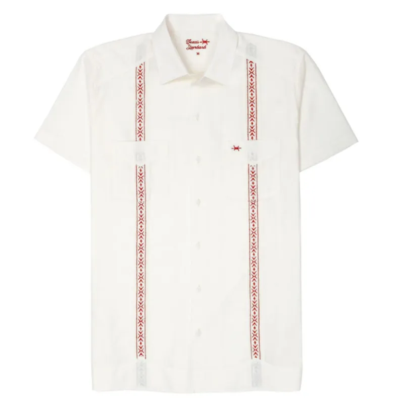 Tejas Guayabera - Red River sold by Texas Standard