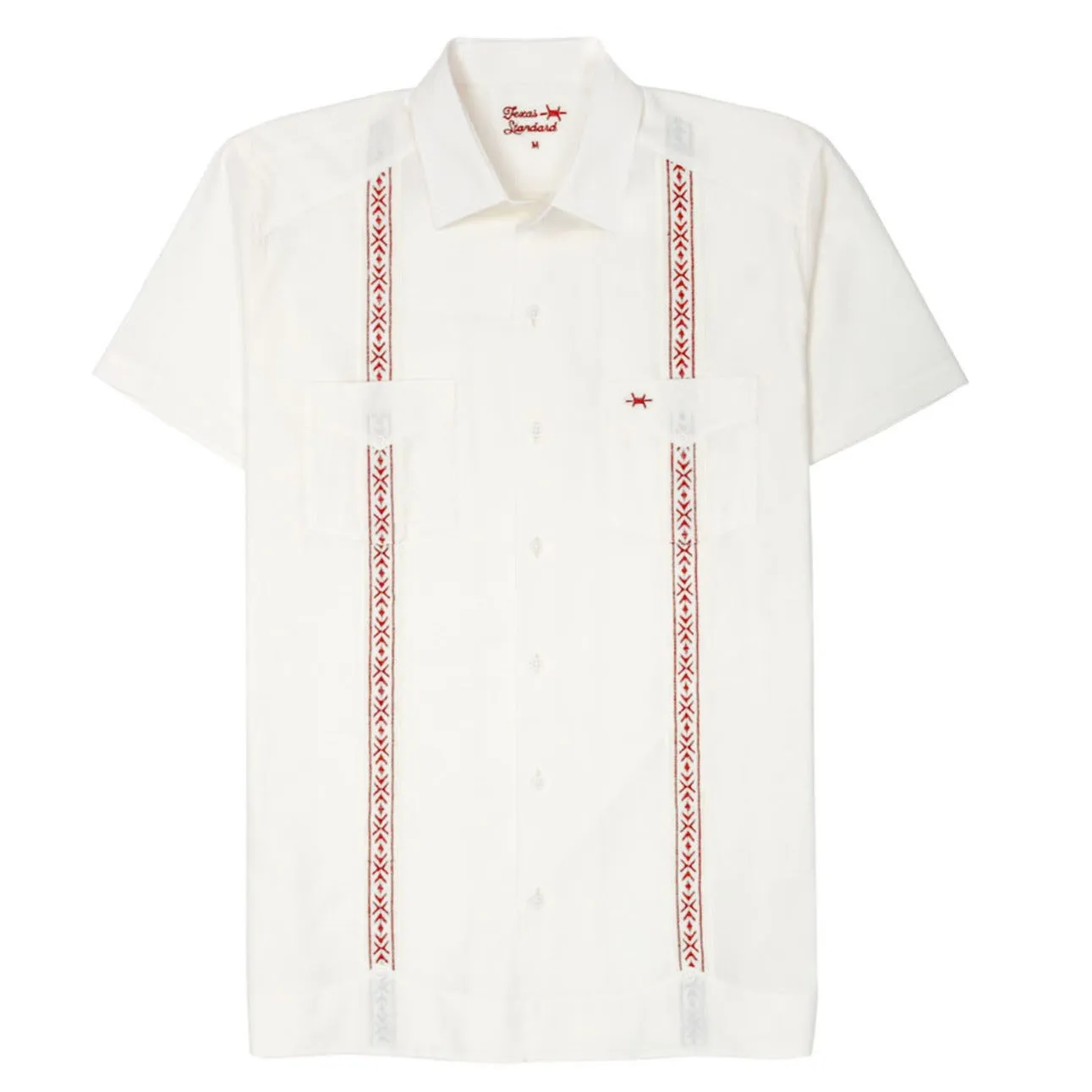 Tejas Guayabera - Red River sold by Texas Standard