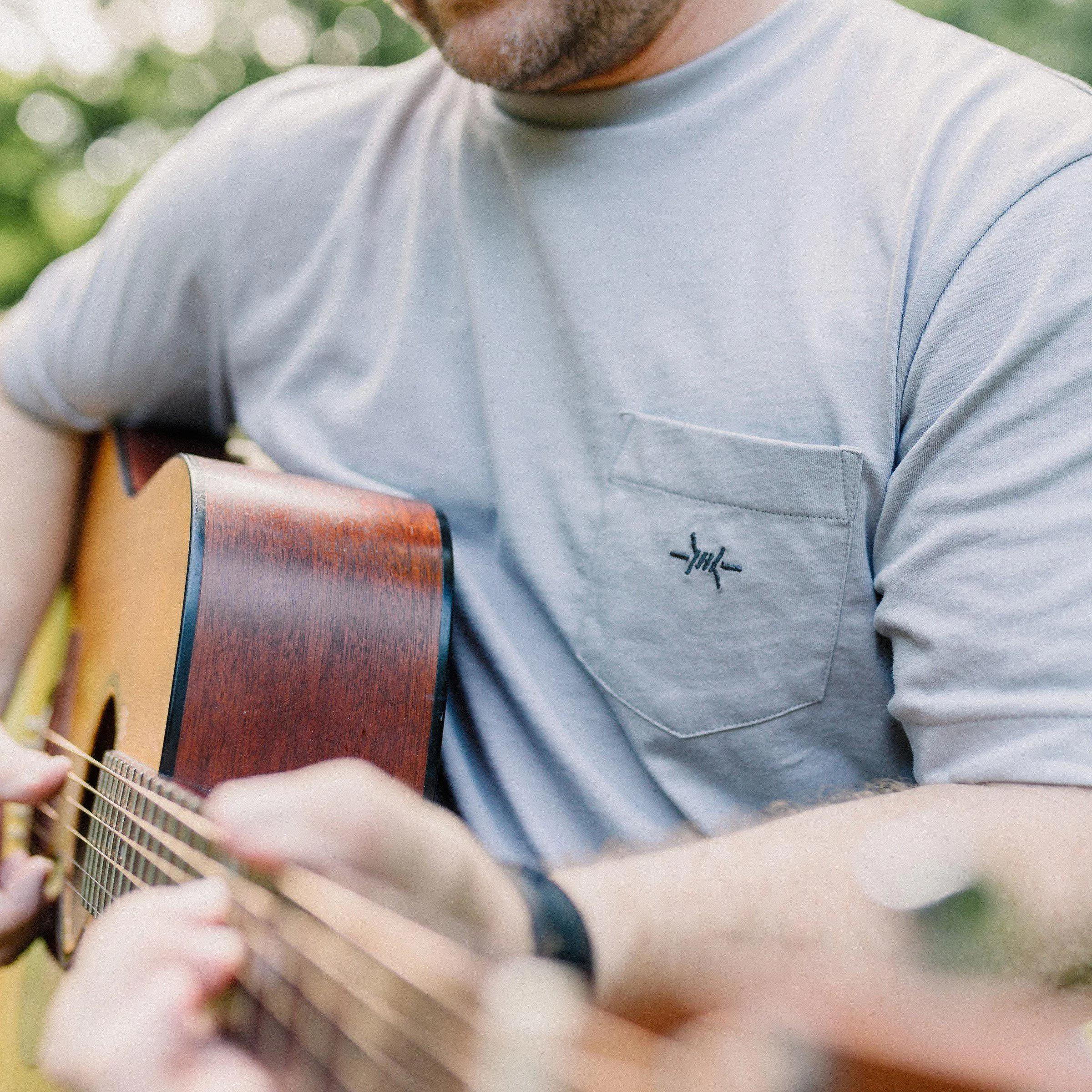 Standard Pocket Tee - Mockingbird Gray sold by Texas Standard product image thumbnail 2