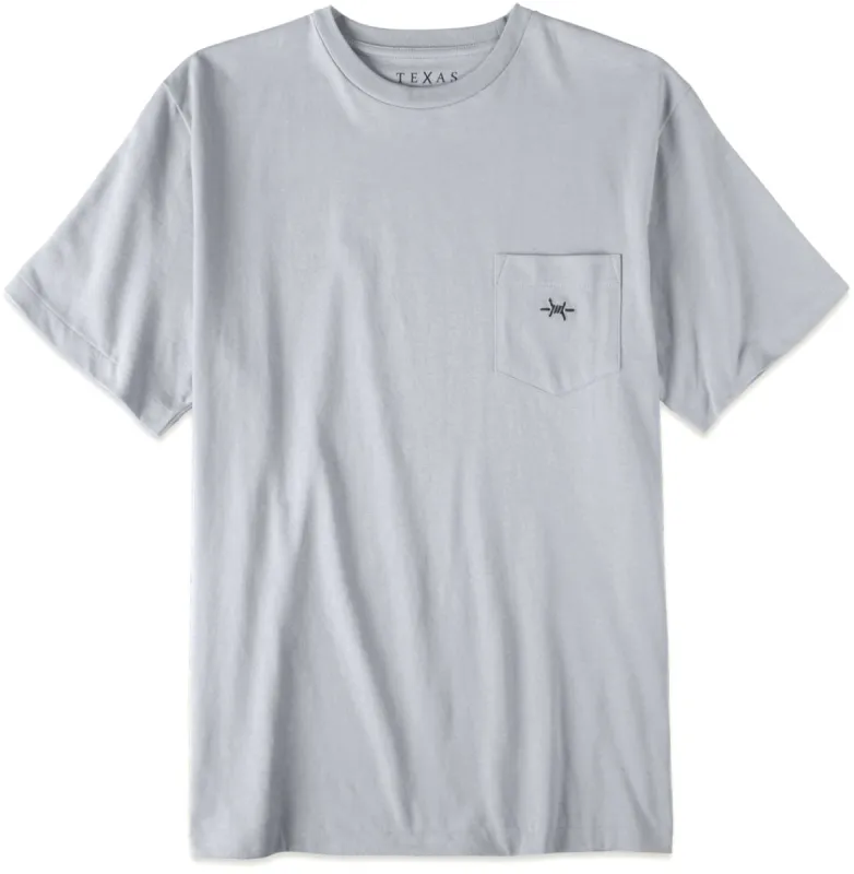 Standard Pocket Tee - Mockingbird Gray sold by Texas Standard