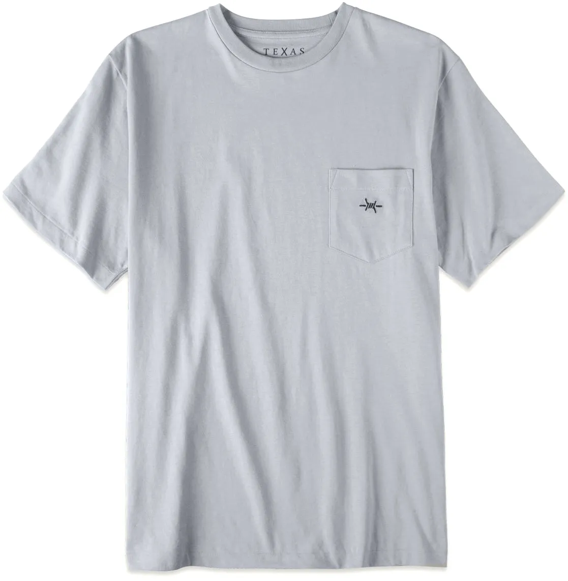 Standard Pocket Tee - Mockingbird Gray sold by Texas Standard