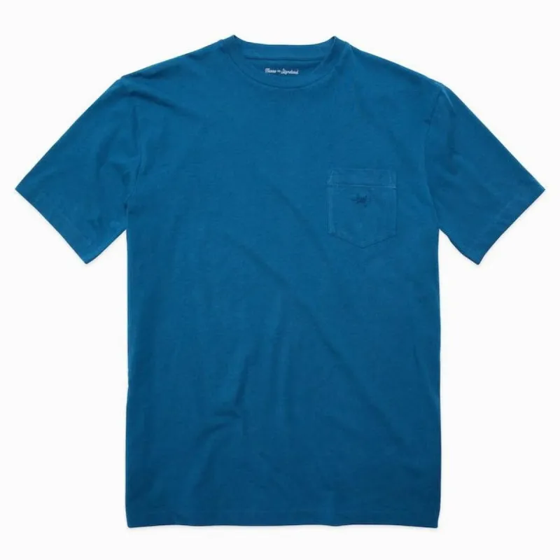 Standard Pocket Tee -  Steller Blue sold by Texas Standard