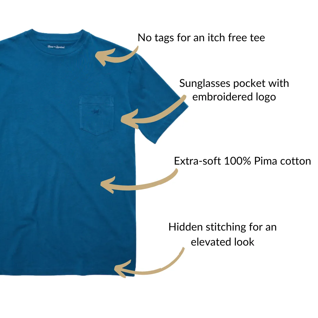 Standard Pocket Tee -  Steller Blue sold by Texas Standard product image thumbnail 2