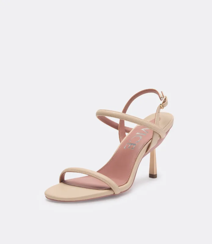 Brooklyn Sandals in Beige sold by VICE VERSA
