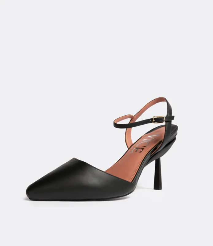 Everyday Heel in Black sold by VICE VERSA
