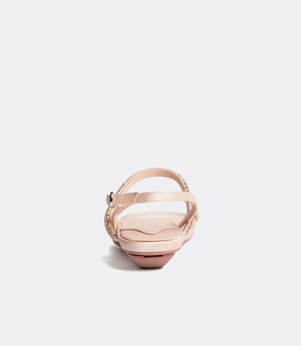 Brooklyn Sandals in Rose Gold Crystal sold by VICE VERSA product image thumbnail 5