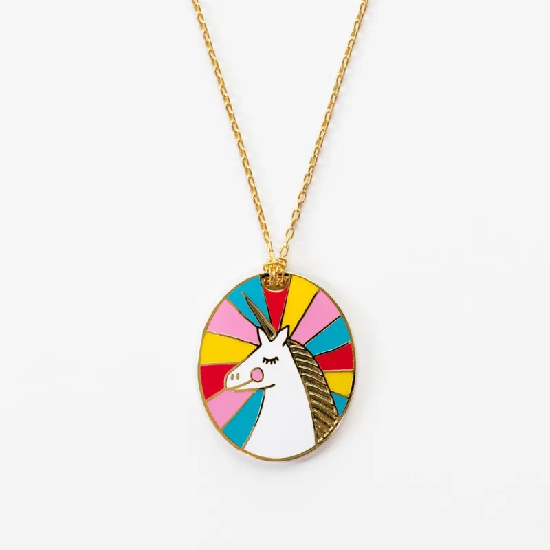 Unicorn Cameo Pendant sold by Yellow Owl Workshop