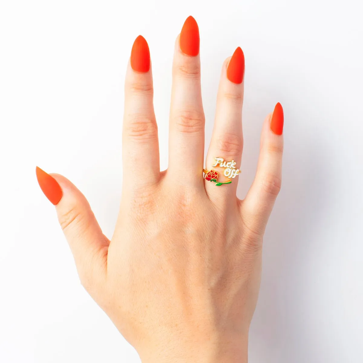 F*ck Off Ring sold by Yellow Owl Workshop product image thumbnail 2