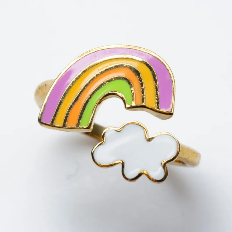 Rainbow Cloud Ring sold by Yellow Owl Workshop