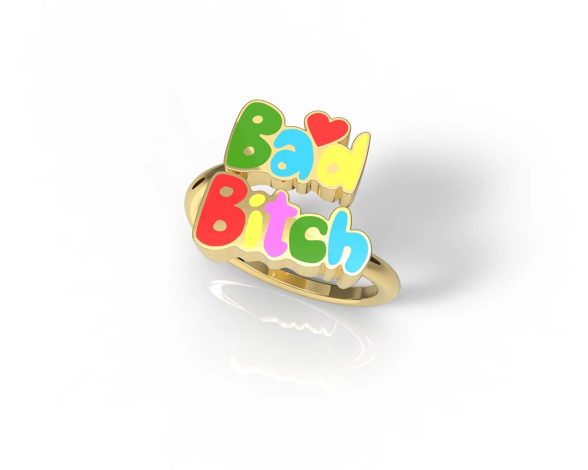 Bad B*tch Ring sold by Yellow Owl Workshop
