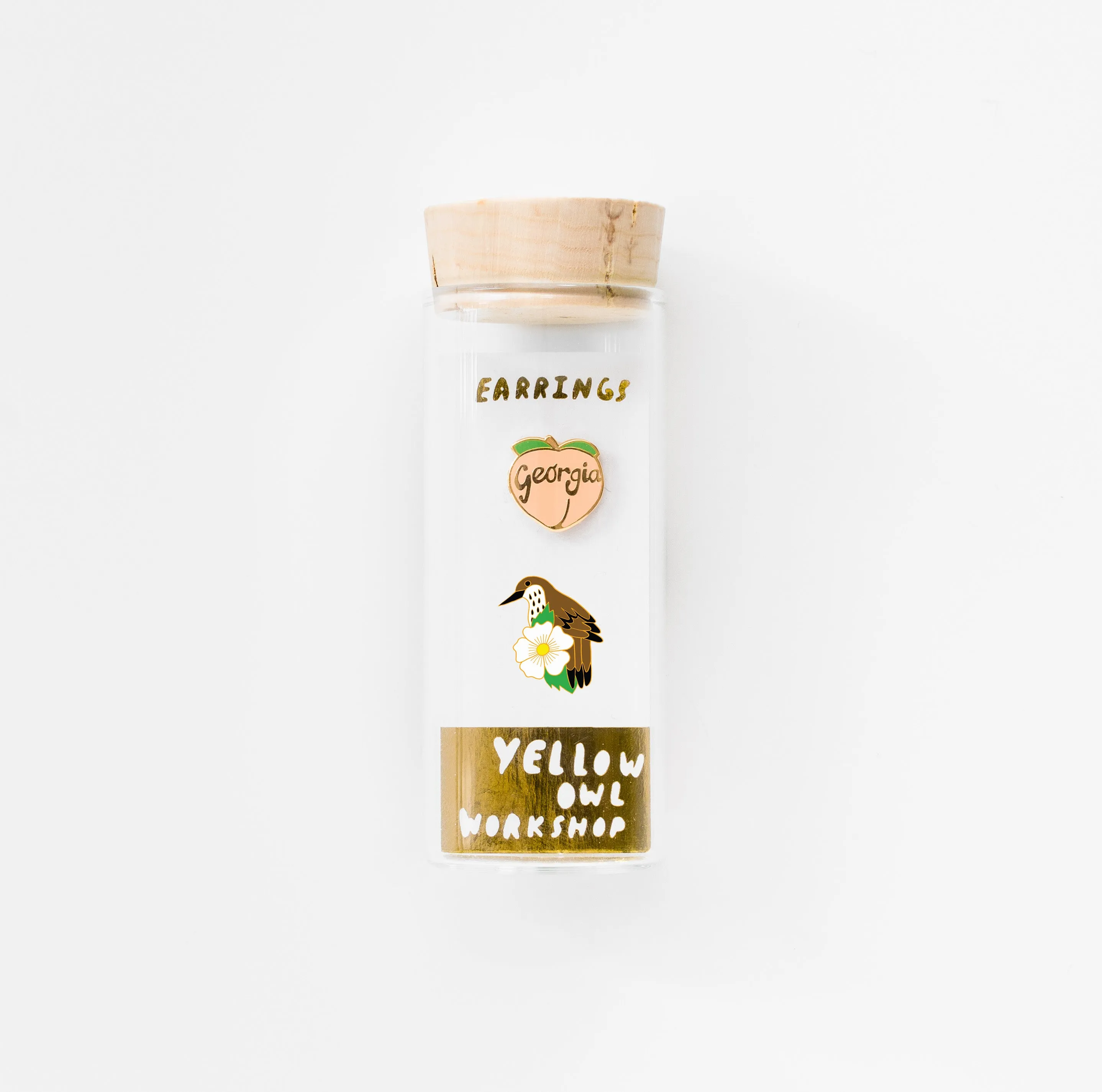 Georgia State Earrings sold by Yellow Owl Workshop product image thumbnail 2