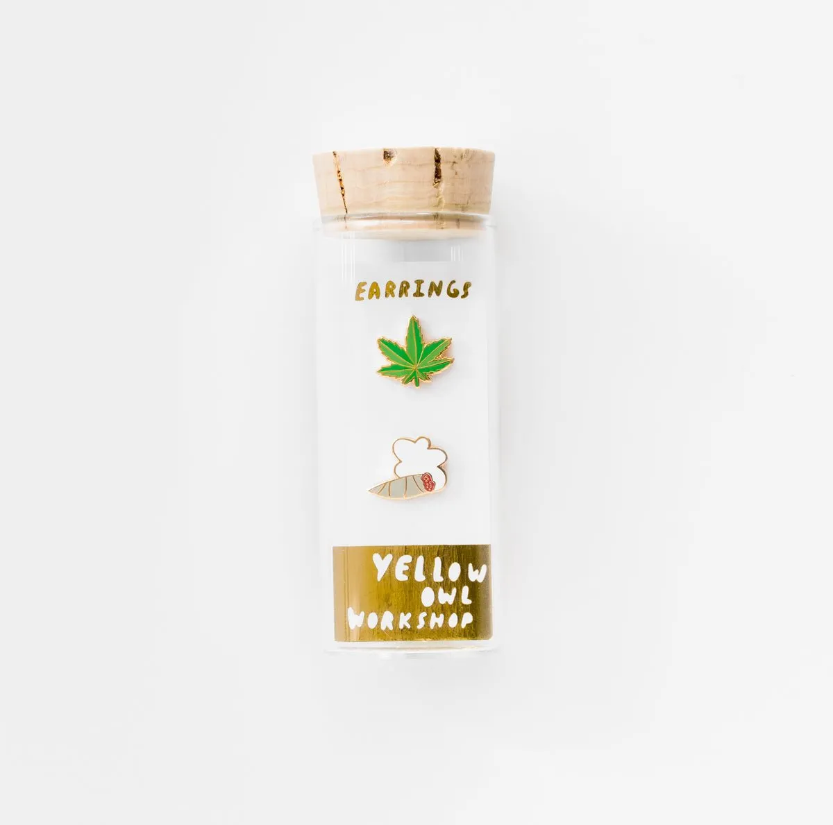 Weed Earrings sold by Yellow Owl Workshop product image thumbnail 2