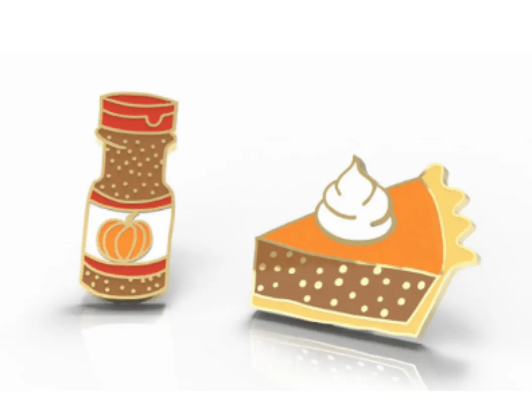Pumpkin Spice Earrings sold by Yellow Owl Workshop