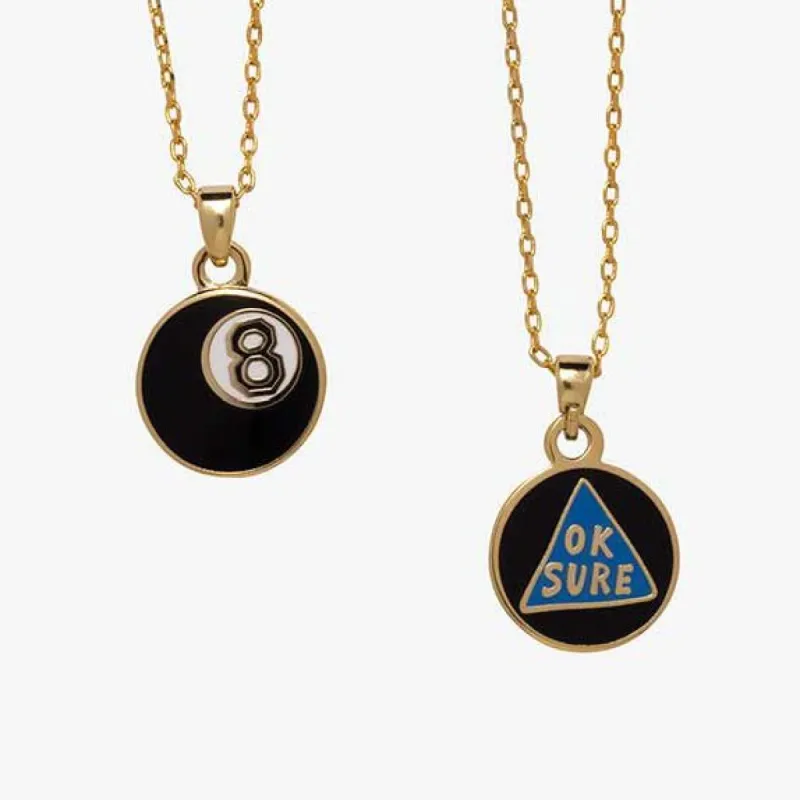 Magic 8-Ball - Double Sided Pendant sold by Yellow Owl Workshop