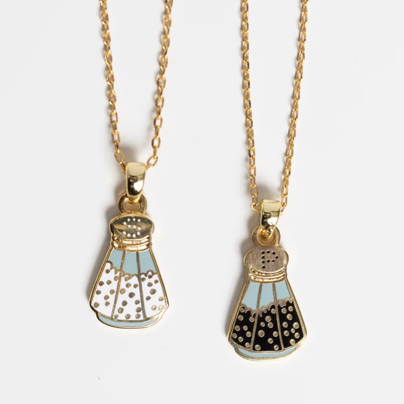 Salt & Pepper - Double-Sided Pendant sold by Yellow Owl Workshop