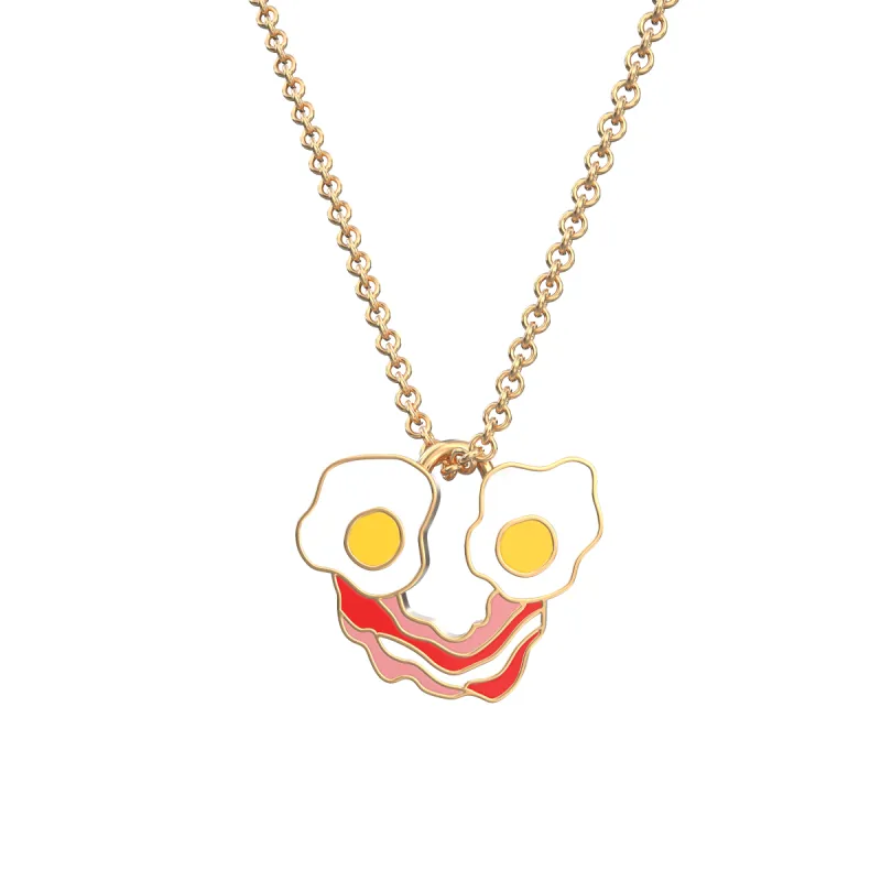 Eggs & Bacon Pendant sold by Yellow Owl Workshop