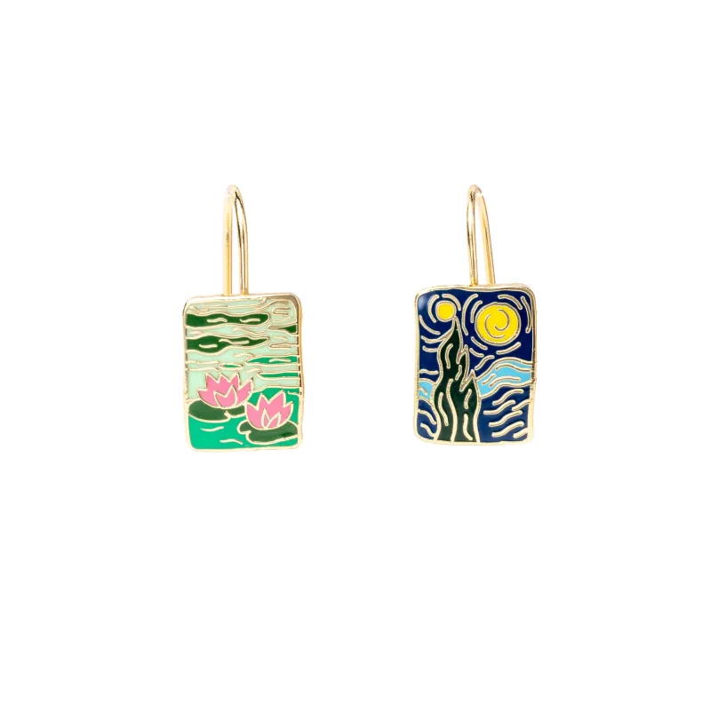 Impressionists Drop Earrings sold by Yellow Owl Workshop