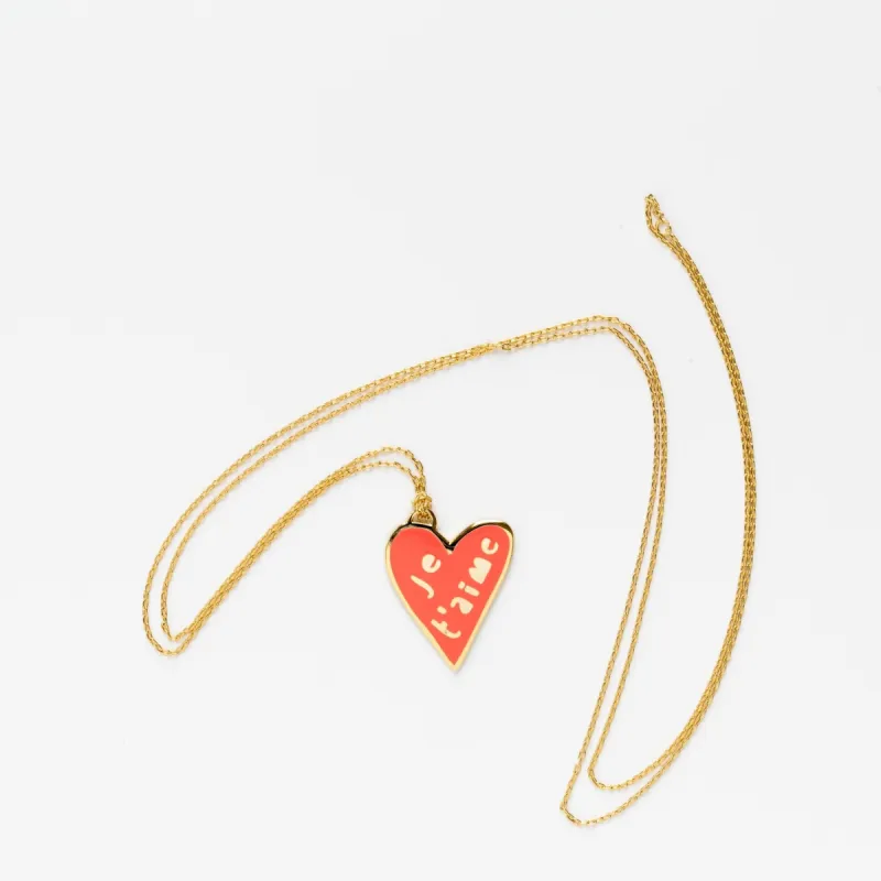 Je T'Aime Pendant sold by Yellow Owl Workshop