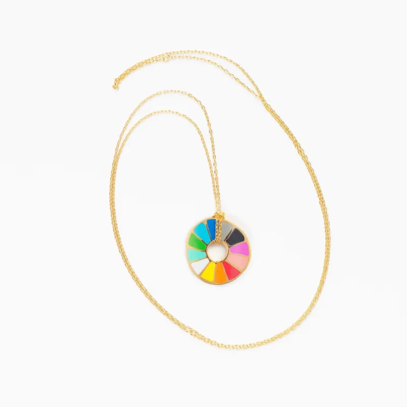 Color Wheel Pendant sold by Yellow Owl Workshop