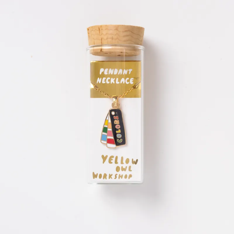 Color Swatch Pendant sold by Yellow Owl Workshop