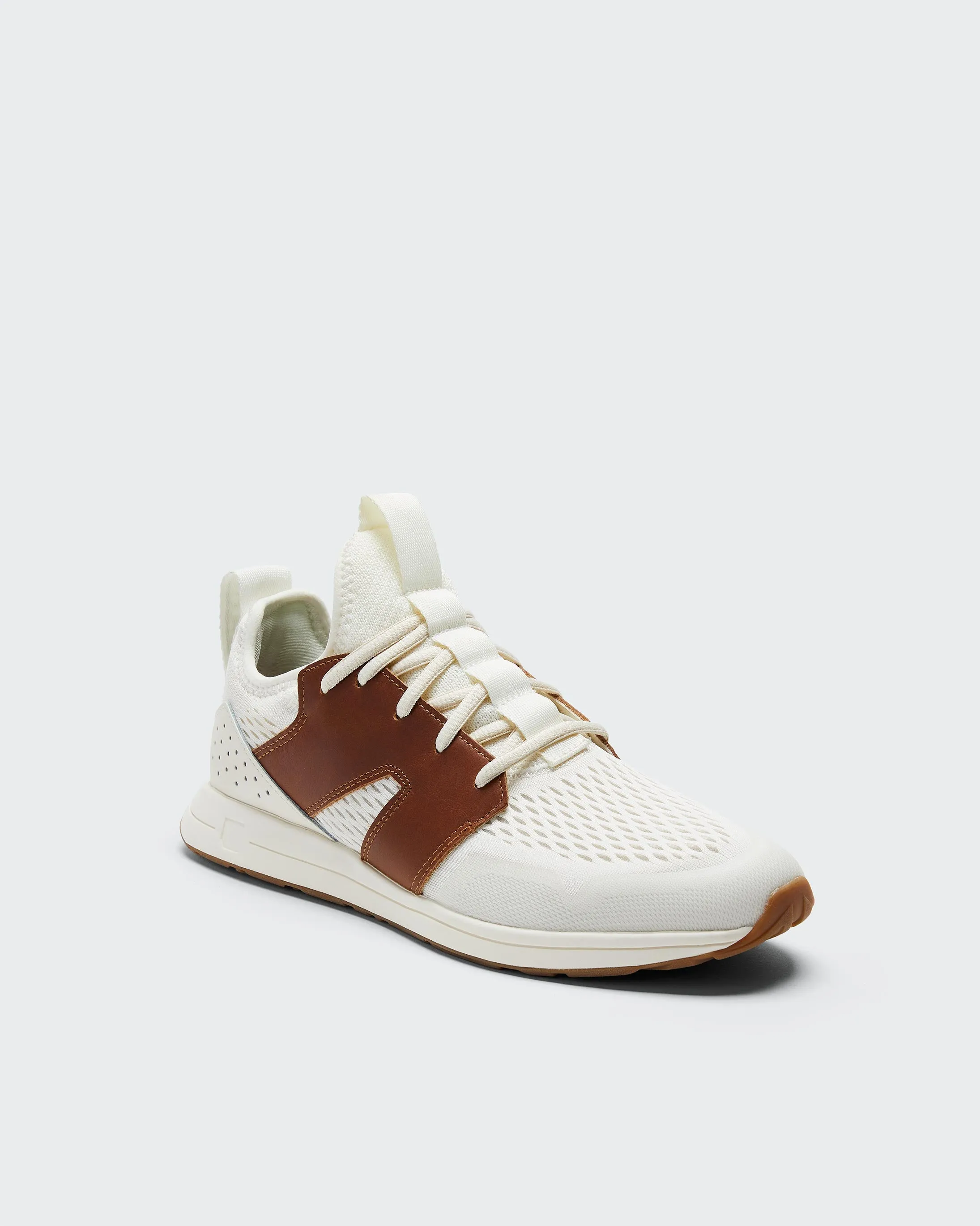 The Frank Trainer / Mesh / Bone & Tan sold by York Athletics Mfg.