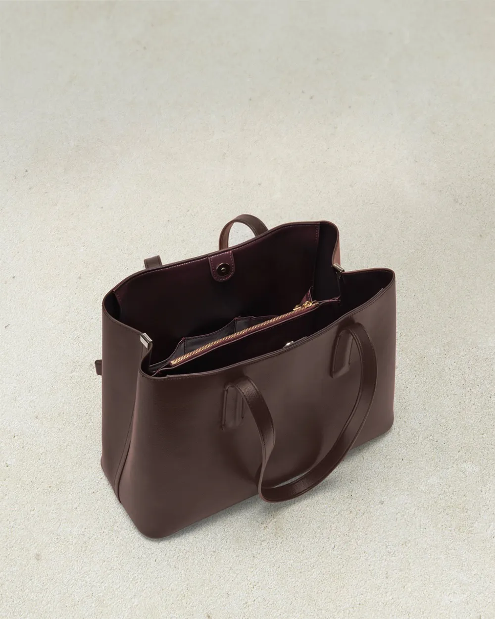 Linnea Tote Espresso sold by Freja New York product image thumbnail 2