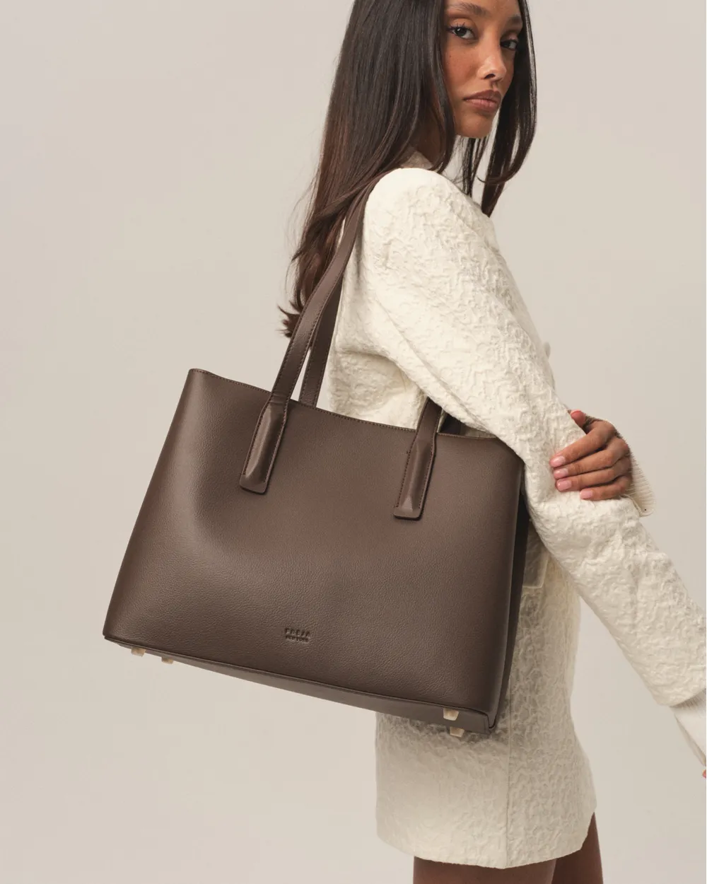 Linnea Tote Espresso sold by Freja New York product image thumbnail 5