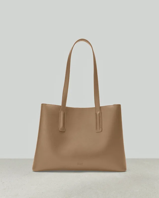 Linnea Tote Cappuccino sold by Freja New York