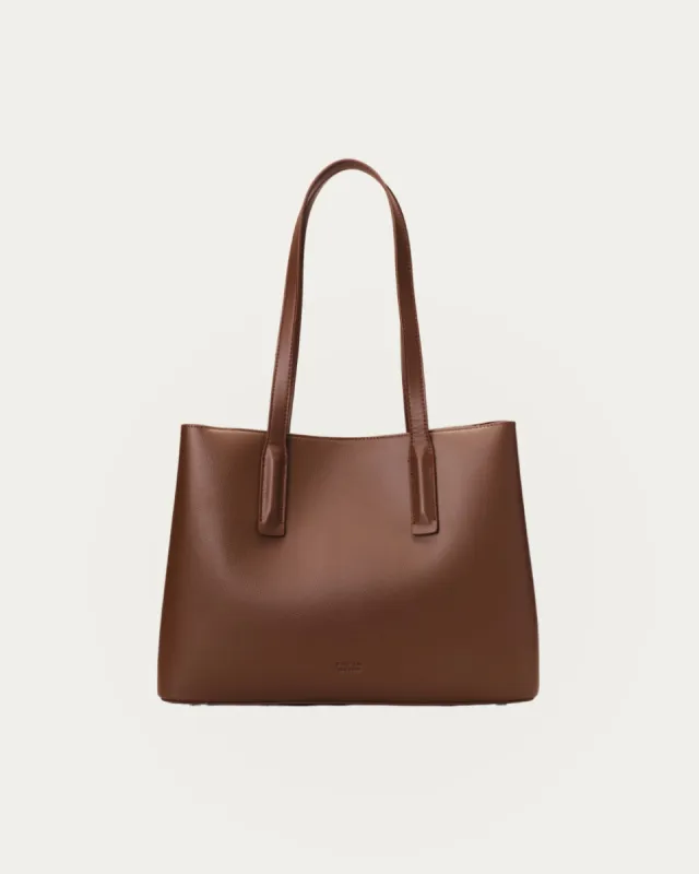 Linnea Tote Pecan sold by Freja New York